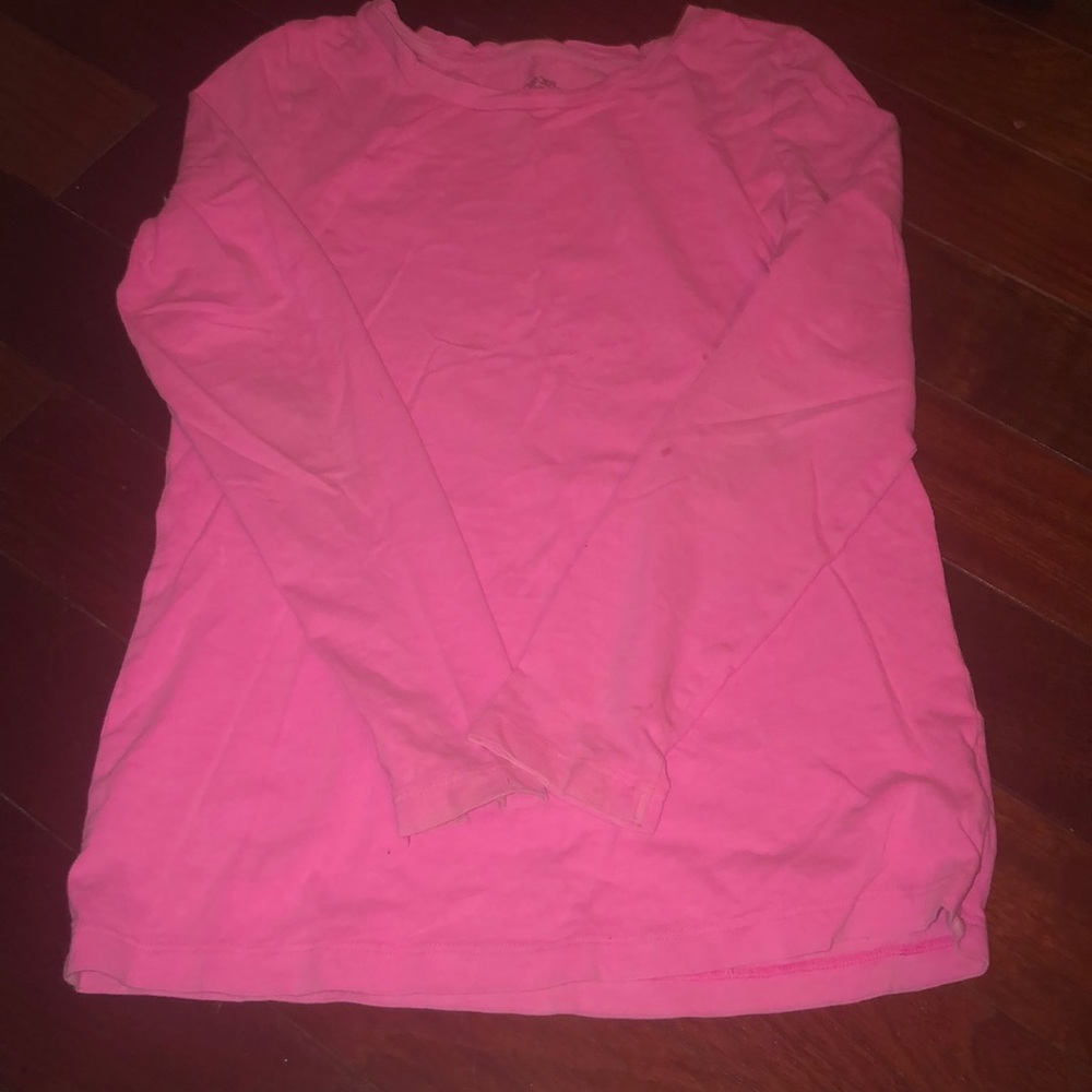 Long sleeve pink shirt